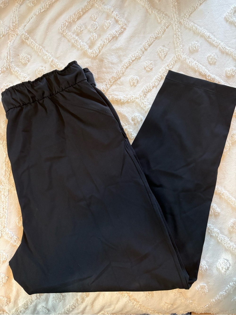 lululemon athletica Black On the Fly Straight Leg Trousers